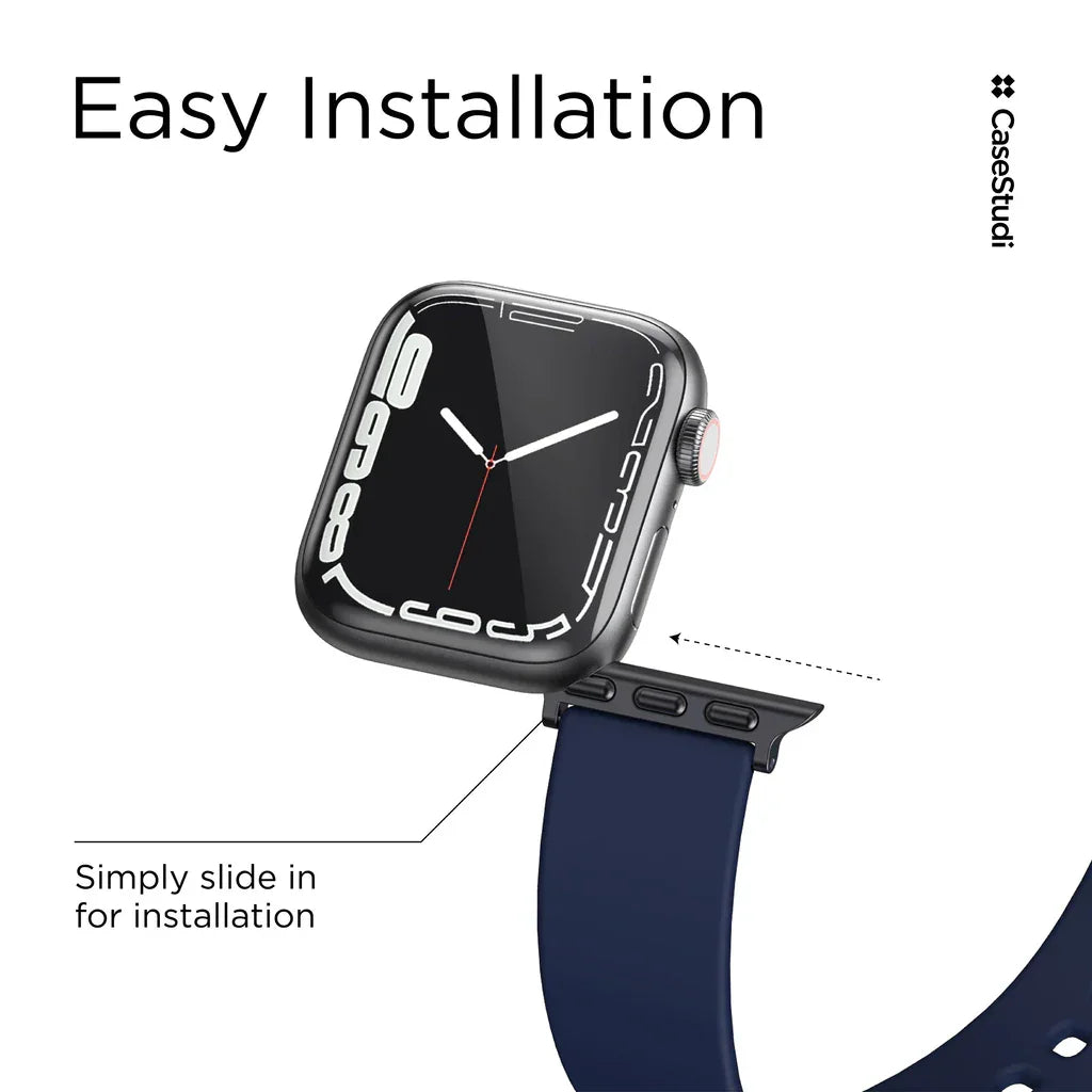 Casestudi Watch 40/41/42 Mm USL Series Strap - Navy - Tashqila Casestudi Watch 40/41/42 Mm USL Series Strap - Navy - Tashqila